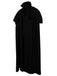 1930s Solid Halloween Gothic Medieval Death Cloak - vintage fashion, retro style