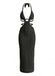 1930s Solid Halter Cutout Crocheting Cover-Up Dress - vintage dress, retro fashion