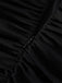 1930s Solid Off-Shoulder Bodycon Maxi Dress - vintage dress, retro fashion