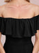 1930s Solid Roll Collar Off Shoulder Slit Dress, vintage dress, retro fashion - perfect for women who love vintage and retro fashion