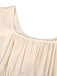 1930s Solid Square Neck Puff Sleeves Dress — a 1930s silhouette that turns sidewalks into runways