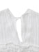 1930s Solid V-Neck Rayon Slub Beach Cover-Up - vintage fashion, retro style
