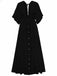 1930s Solid V-Neck Rayon Slub Beach Cover-Up - vintage fashion, retro style