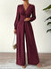 1930s Solid Wrap Front Long Sleeve Jumpsuit - vintage romper, retro jumpsuit for vintage lovers