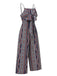 1930s Spaghetti Strap Bohemian Tie-Front Jumpsuit: timeless 1930s elegance she makes her own