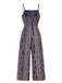 This 1930s Spaghetti Strap Bohemian Tie-Front Jumpsuit whispers 1930s secrets to those who notice