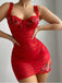 1930s Spaghetti Strap Off Shoulder Bodycon Nightgown 8