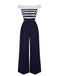1930s Stripe OffShoulder Jumpsuit | 1930s | vintage romper, retro jumpsuit