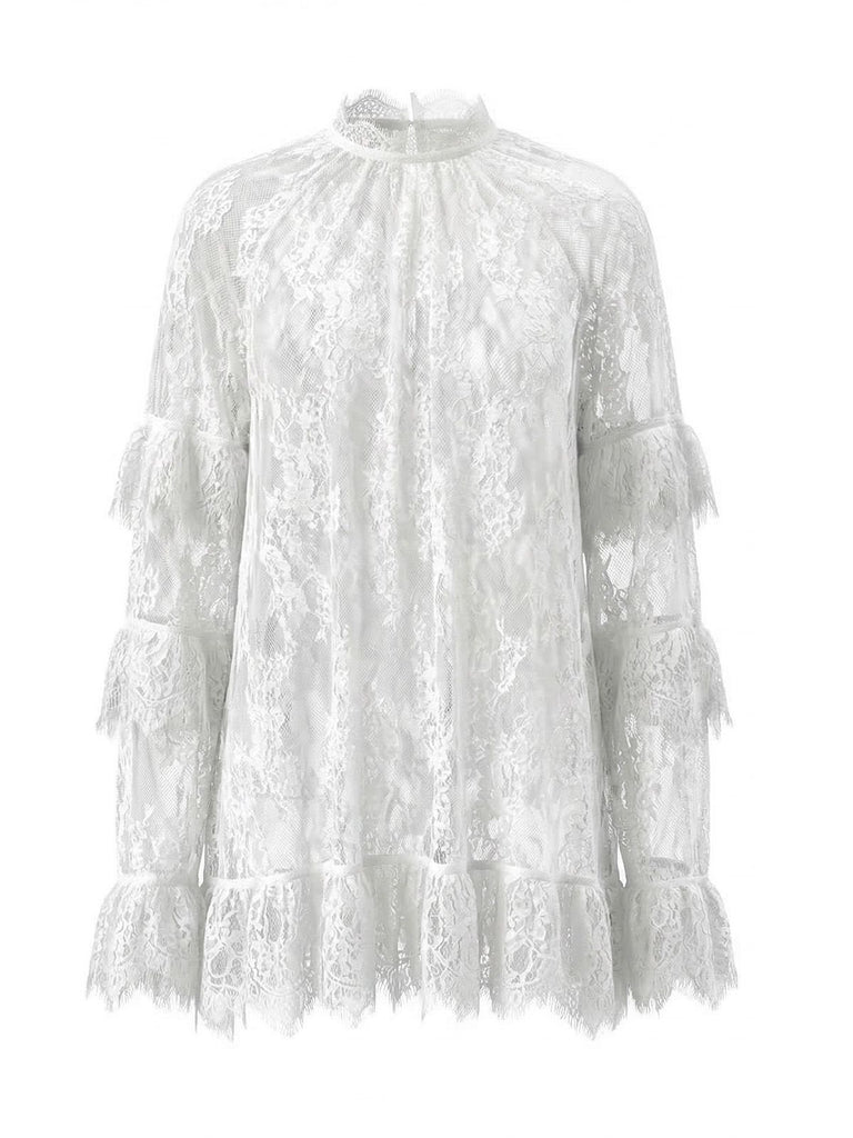 1930s Transparent Lace Perspective Slip Dress | vintage dress, retro fashion, elegant style - perfect for retro fashion enthusiasts