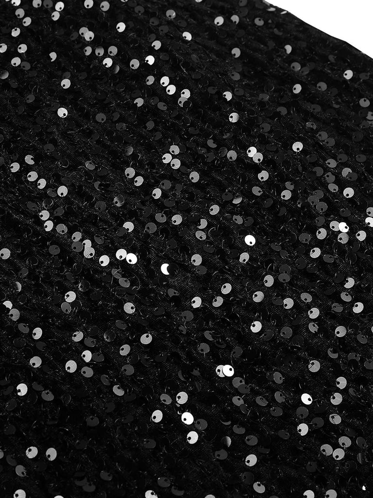 1930s Velvet Sequined Mermaid Skirt — 1930s femininity that moves with her mood