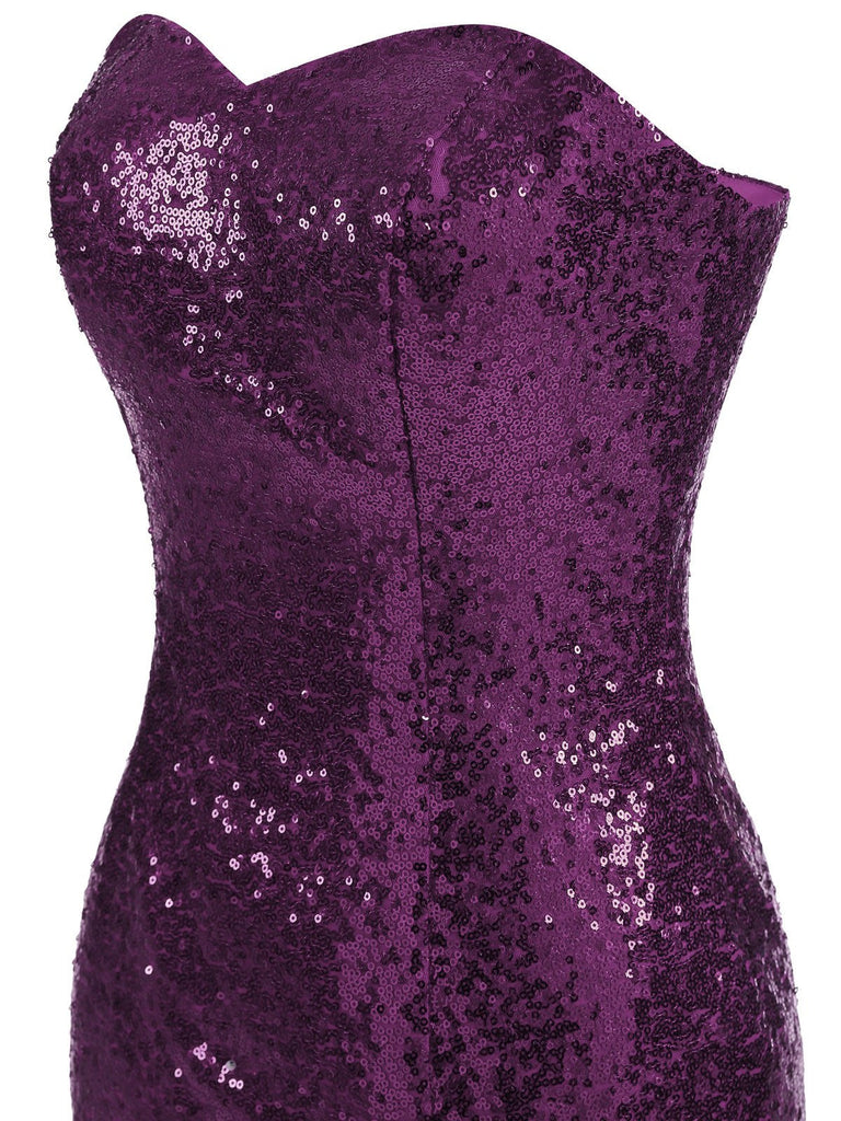 1930s Vintage Sequin Strapless Dress: timeless style reimagined