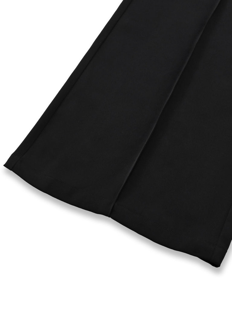 Black fabric on a white background