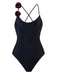 1940s 3D Back Cross Straps Swimsuit — because 1940s glamour never goes out of style