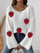 1940s 3D Strawberry Surplice Patchwork Sweater - vintage fashion, retro style