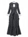 Black 1940s Striped The Nightmare Before Christmas Suit - vintage fashion, retro style, classic black