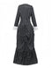 Black 1940s Striped The Nightmare Before Christmas Suit - vintage fashion, retro style, classic black