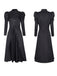 Black 1940s Wicked-Inspired Elphaba Witch Costume With Hat - vintage fashion, retro style, classic black