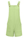She finds her 1940s story in this 1940s Button Pocket Strap Straight Romper