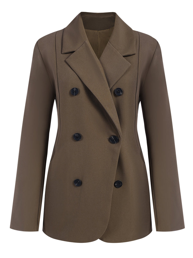 1940s Button Solid Vintage Blazer, vintage fashion, retro style - perfect for women who love vintage and retro fashion