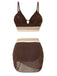 1940s Chevron Mesh Patchwork Tankini Set: beautiful vintage fashion, retro style, classic elegance with timeless appeal