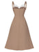 1940s Colorblock Spaghetti Strap Dress, vintage dress, retro fashion - perfect for women who love vintage and retro fashion