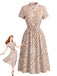 1940s Polka Dot Vintage Classic Dress