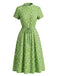 1940s Polka Dot Vintage Classic Dress 6