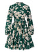 1940s Floral Belted Pleated Dress: where 1940s romance meets her modern spirit