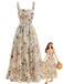 Elegant 1940s Vintage Floral Top