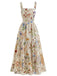 Elegant 1940s Vintage Floral Top