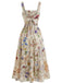 Elegant 1940s Vintage Floral Top