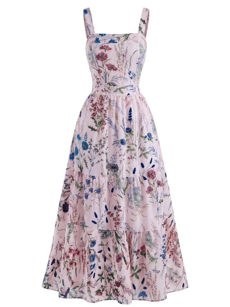Elegant 1940s Vintage Floral Top