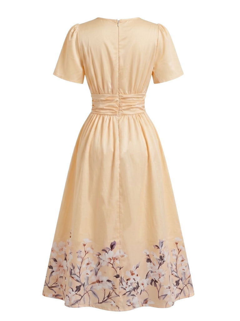 amazon retro dresses Amazon.com: Women's 50s Retro Audrey Hepburn Style Swing Midi Dress Short Sleeve A Line Vintage Cocktail Wedding Guest Prom Gown Green : Clothing, Shoes & Jewelry