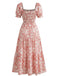 1940s Print Swing Vintage Dress 7
