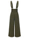 1940s Glen Plaid Buttoned Overall Pants — 1940s style for the woman going places