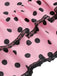 1940s Halter Polka Dots Bow Swimsuit, classic vintage style summer beach collection