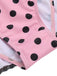 1940s Halter Polka Dots Bow Swimsuit, classic vintage style summer beach collection