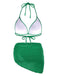 She's wearing 1940s Halter Textured Solid Bikini S