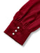 Burgundy 1940s Satin Bow Tie Striped Wide-Leg Jumpsuit - vintage jumpsuit, retro fashion