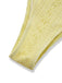 Close-up of a textured yellow fabric on a white background