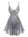 She slips into this 1940s Lace Suspender Sheer Nightgown and suddenly it's a 1940s daydream