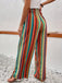 Multicolor 1940s Striped Pants