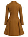 1940s Notched Collar Double-Breasted Dress Coat, vintage dress, retro fashion - perfect for women who love vintage and retro fashion