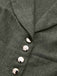 1940s Notched Collar Lantern Sleeve Button Dress - vintage dress, retro fashion