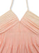1940s Ombre Deep V-Neck Halter Dress - vintage dress, retro fashion for women