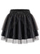 1940s Peacock Cosplay Satin Mesh Skirt - 1