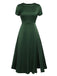 1940s Pearl Buttons Darlene Dress — vintage elegance for the modern woman