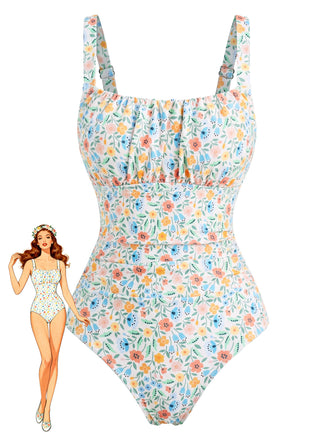 1940s One Piece One Piece Swimsuit