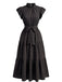 Yellow 1940s Ruffle Vintage Classic Dress
