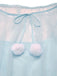 1940s Ruffle Sleeve Plush Trim Tulle Nightgown | vintage lingerie, retro nightgown, elegant sleepwear - perfect for retro fashion enthusiasts
